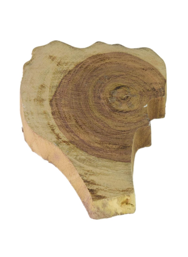 Global Art Global Art Tree Design Wooden Textile Printing Block Decorative Tree Pattern Stamp Hand Craved Printing Block Fabric Textile Printing Block i77165  - Image 4