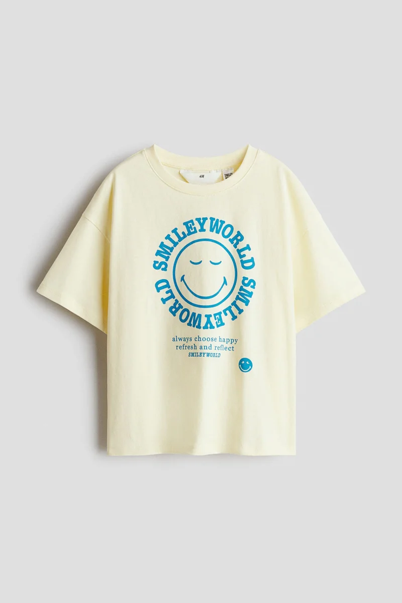 H&M Printed cotton T-shirt