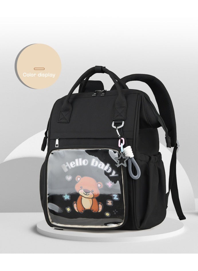 Mark Fairwhale Portable Large Capacity Leisure Multifunctional Backpack, Baby Stroller Hanging Bag  - Image 1