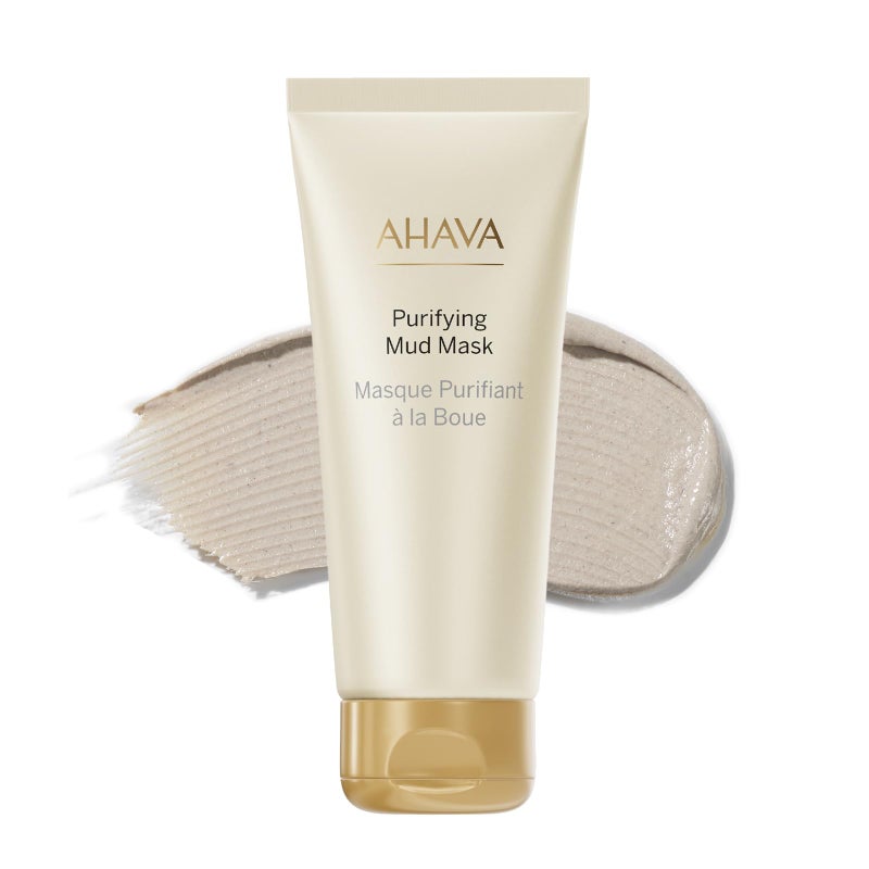 AHAVA Purifying Mud Mask - Indulging Mud Mask Cleaning & Purifying the Skin, Soothes, Softens & Clarifies, Enriched with Exclusive Osmoter, Dead Sea Mud, Aloe Vera, Vitamin B5 & Jojoba Oil, 3.4 Fl.Oz - Image 1