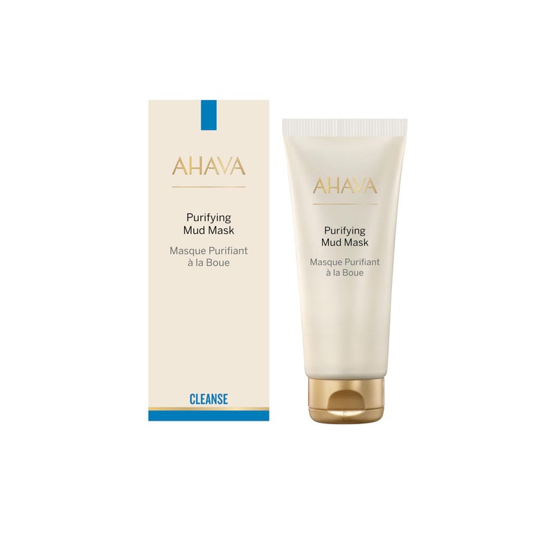 AHAVA Purifying Mud Mask - Indulging Mud Mask Cleaning & Purifying the Skin, Soothes, Softens & Clarifies, Enriched with Exclusive Osmoter, Dead Sea Mud, Aloe Vera, Vitamin B5 & Jojoba Oil, 3.4 Fl.Oz - Image 2