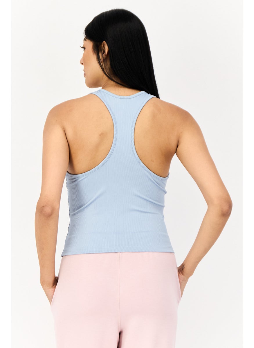 Reebok Women Sportswear Fit Sleeveless Outdoor Tank Top, Light Blue  - Image 4