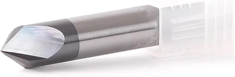 Tungsten Carbide Countersink Drill Bit Set 60 90 120 Degrees Straight Groove Chamfering Milling Tool for Engraving Machine(D12xR60x75L) - Image 1