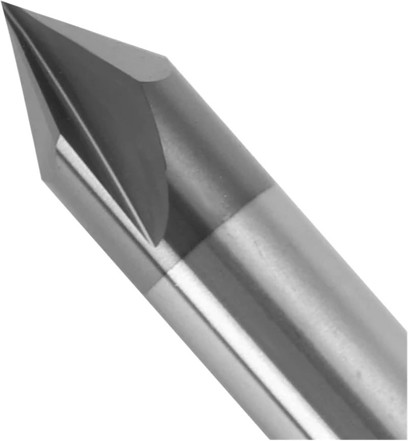 Tungsten Carbide Countersink Drill Bit Set 60 90 120 Degrees Straight Groove Chamfering Milling Tool for Engraving Machine(D12xR60x75L) - Image 5