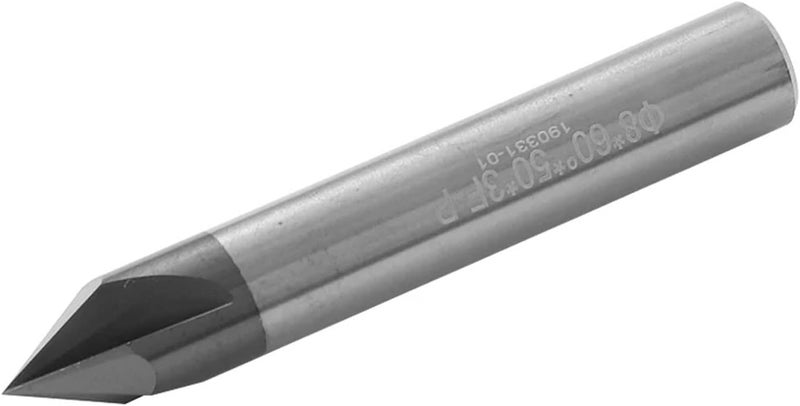 Tungsten Carbide Countersink Drill Bit Set 60 90 120 Degrees Straight Groove Chamfering Milling Tool for Engraving Machine(D12xR60x75L) - Image 2