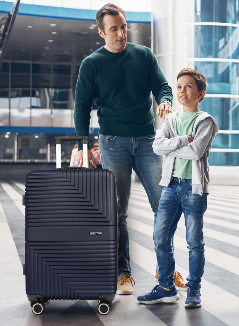 PARAJOHN حقيبة دوارة ذات جوانب صلبة ABS خفيفة الوزن تم فحصها في حقيبة بعجلات مع قفل مقاس 28 بوصة - Image 5