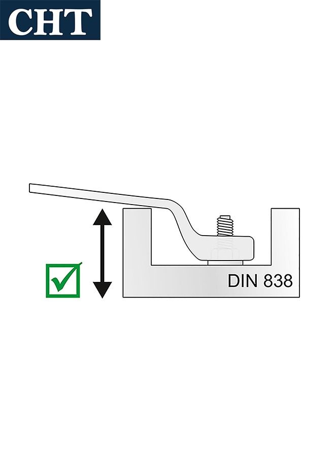 CHT Double Ended Ring Spanner Silver 25x28mm - Image 4