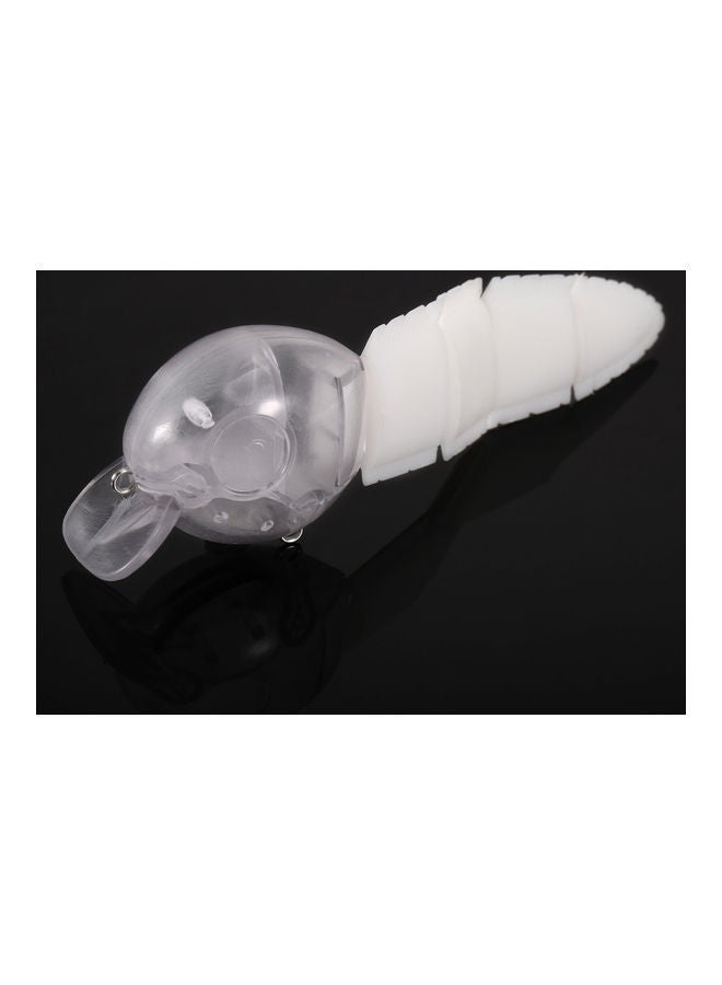 NIBEMINENT 6 in / 1.4oz Tadpole Fishing Lure Unpainted Hard Body Floating Bait 5 Jointed Bass Lures Minnow Artificial Baits Crankbait Tackle 16.5*2*6.5cm - Image 5