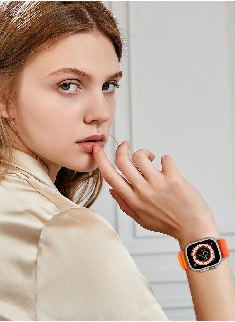 BORTONY - Apple Watch Alpine Loop Band 38mm 40mm 41mm Nylon Woven Sport Strap Compatible with iWatch Series 8/Ultra/7/SE/6/5/4/3/2/8 Pack of 3 - Image 1