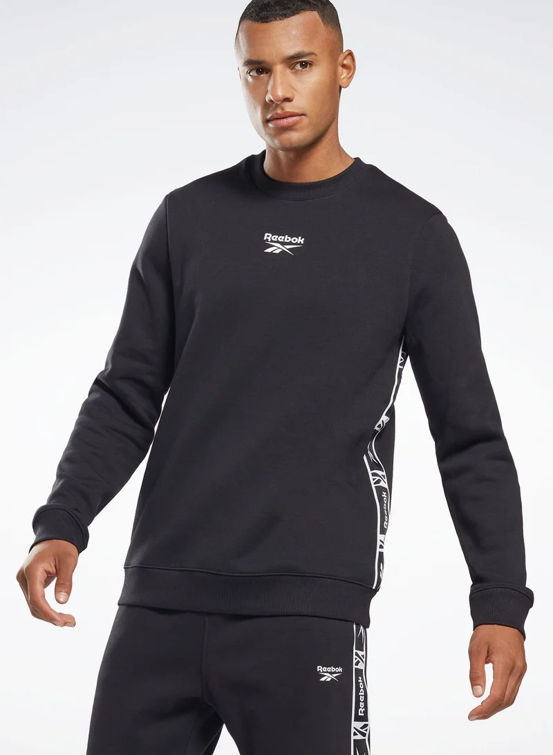 Reebok Logo Tape Sweatshirt