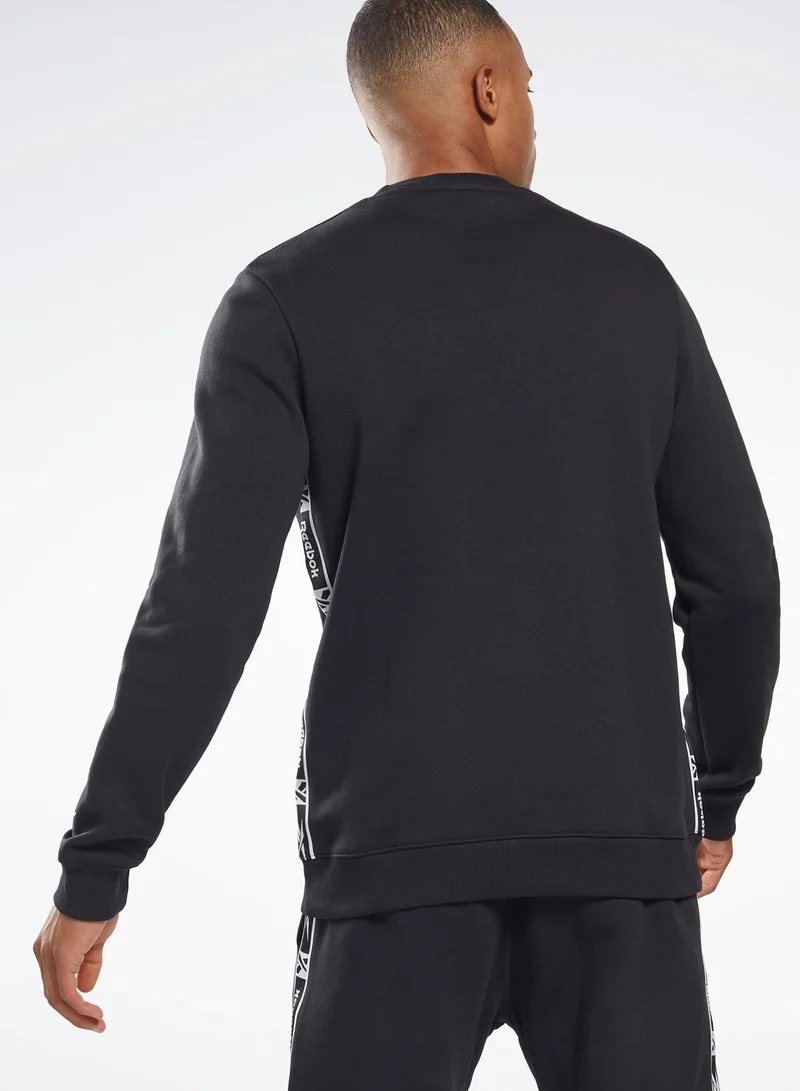 Reebok Logo Tape Sweatshirt