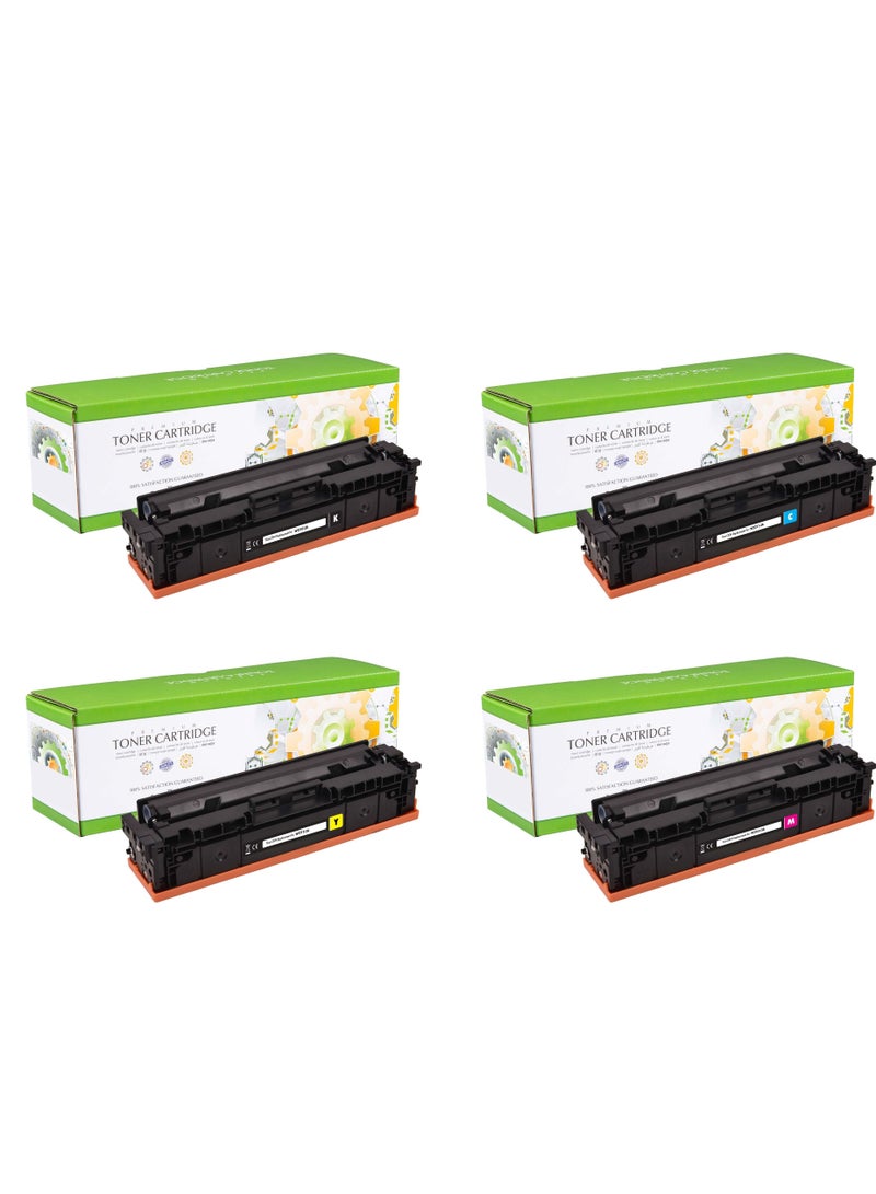 Multipack Premium Compatible Replacement Cartridge For HP 207A (Black&Cyan&Yellow&Magenta), Compatible With HP Color LaserJet Pro M255, M282, M283 Series (Powered By Static Control)