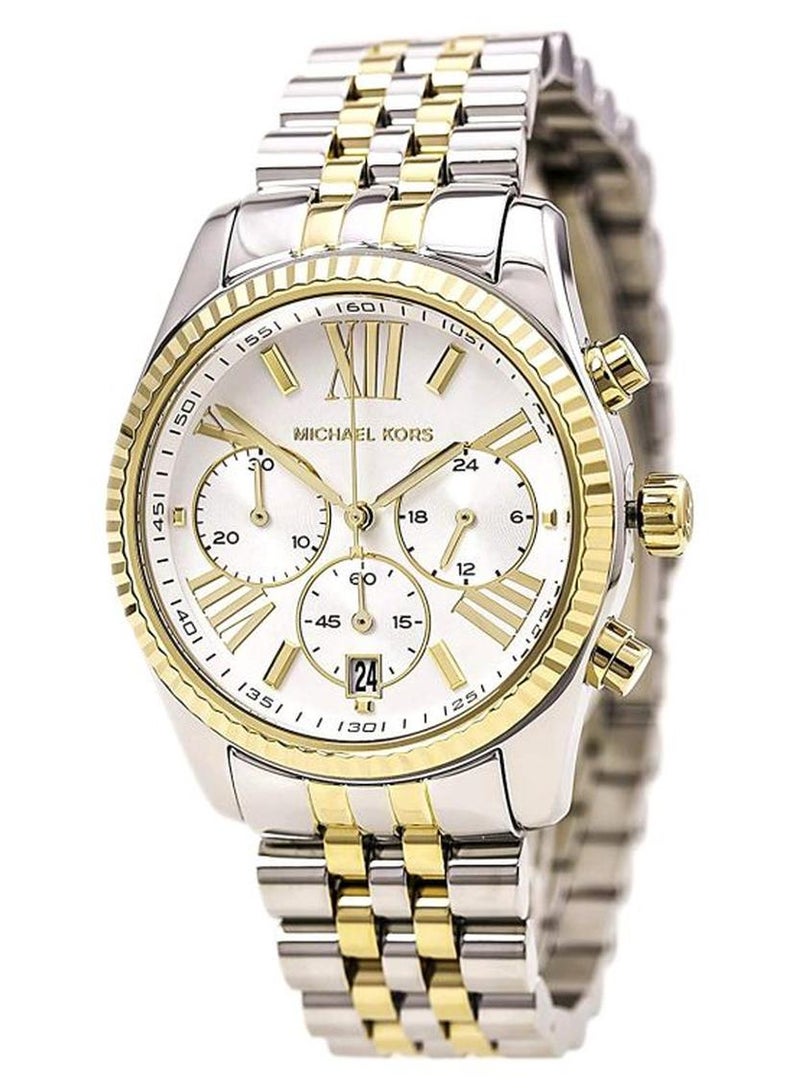 مايكل كورس ساعة كرونوغراف مقاومة للماء طراز MK 5955 نساء - Image 1