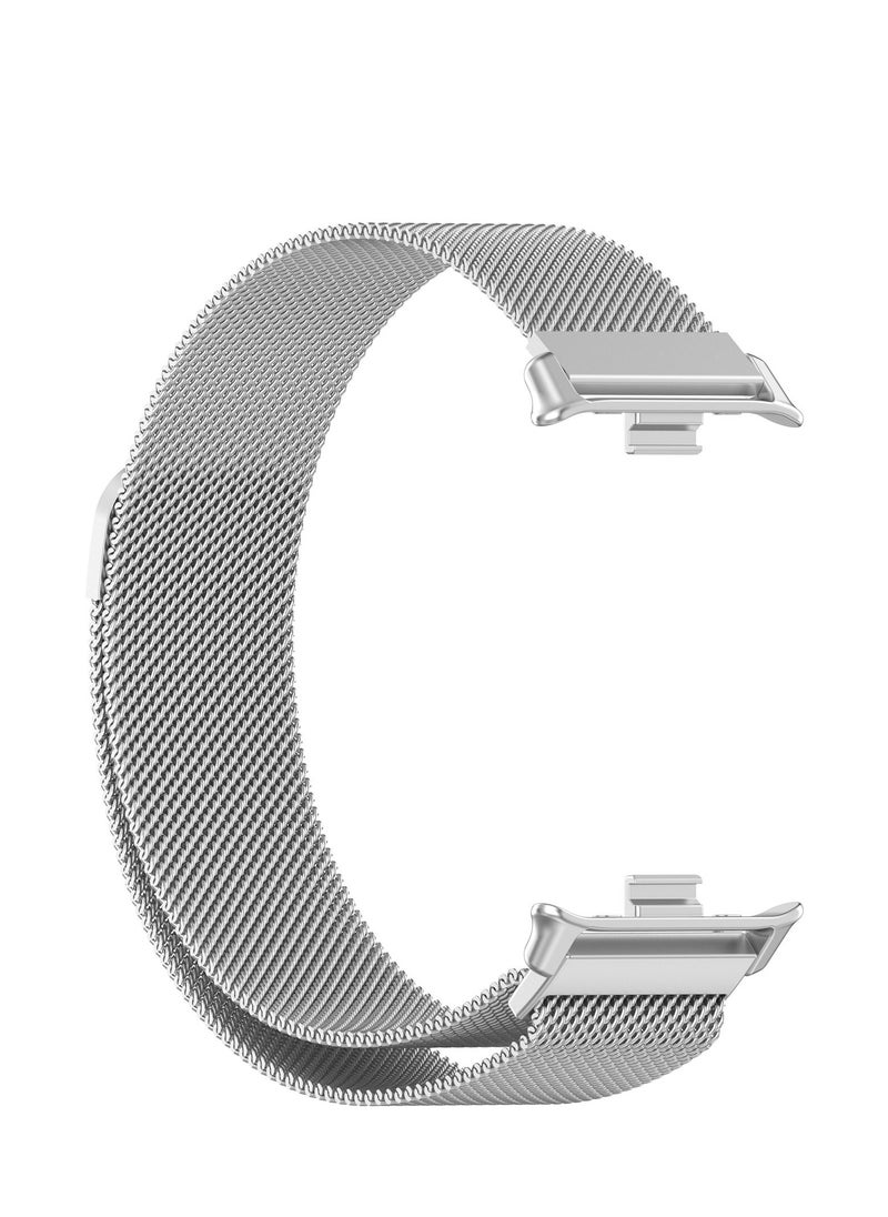 Generic - Magnetic Strap For Vivo Watch GT Stainless Steel Milanese Loop For Vivo Watch GT Wristband Bracelet Accessories (Silver) - Image 1