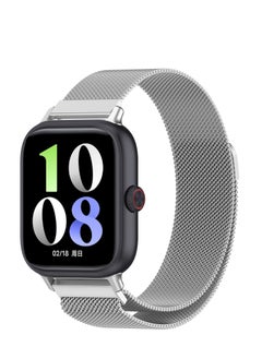 Magnetic Strap For Vivo Watch GT Stainless Steel Milanese Loop For Vivo Watch GT Wristband Bracelet Accessories (Silver)