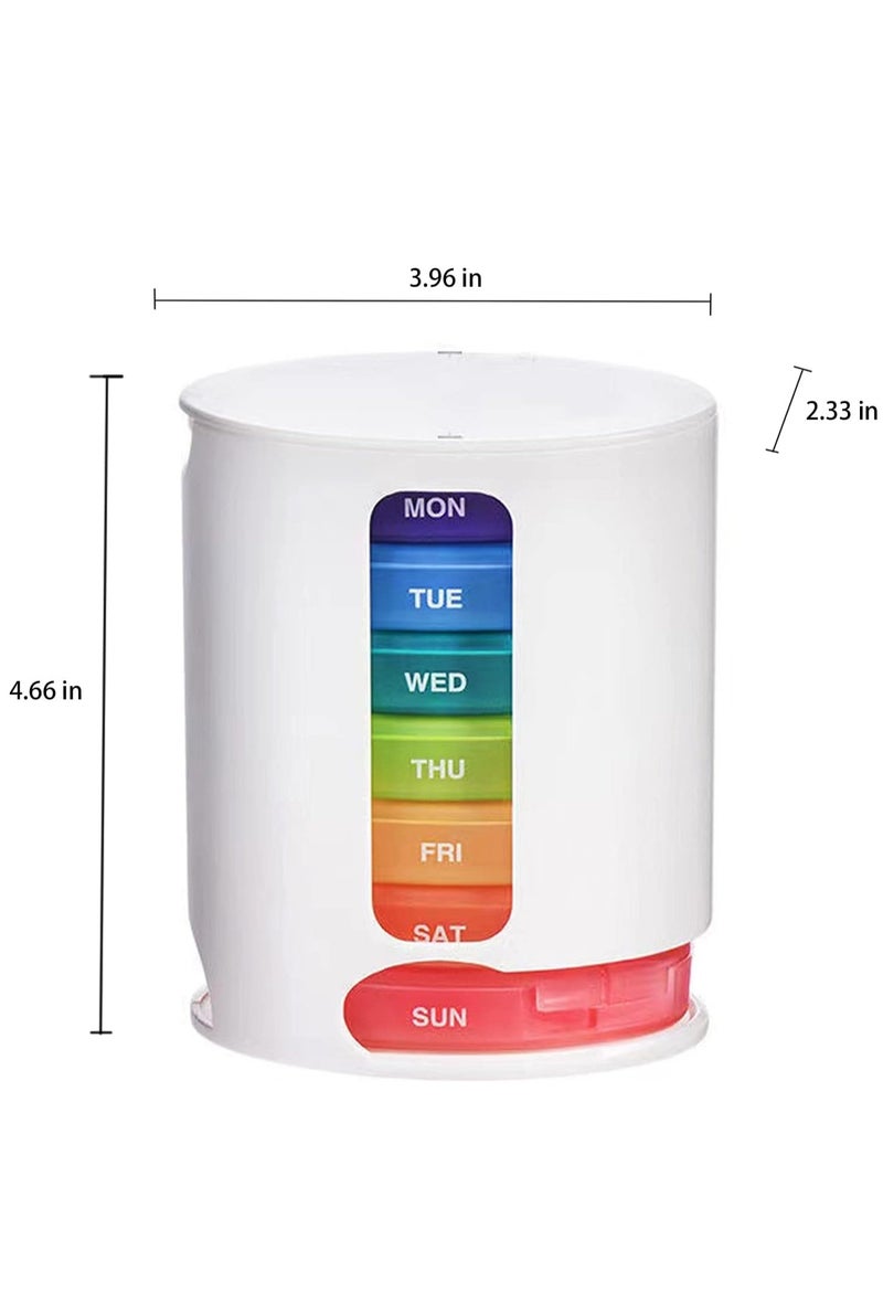 منظم حبوب أسبوعي أدراج قابل للفصل - Image 2