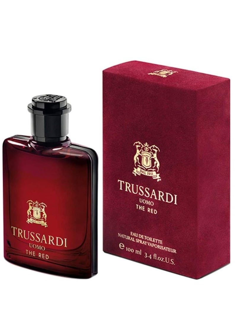 TRUSSARDI Uomo THE RED EDT 100ml  - Image 1