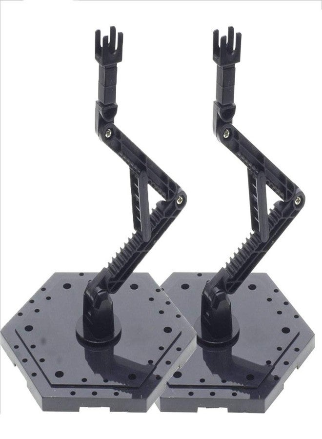 حامل عرض نماذج هواية Bioristar HG RG Hobby Action Base Model Stand Hobby Display Stand Pack of 2 (1/144 Scale) (2pcs Black) - Image 1