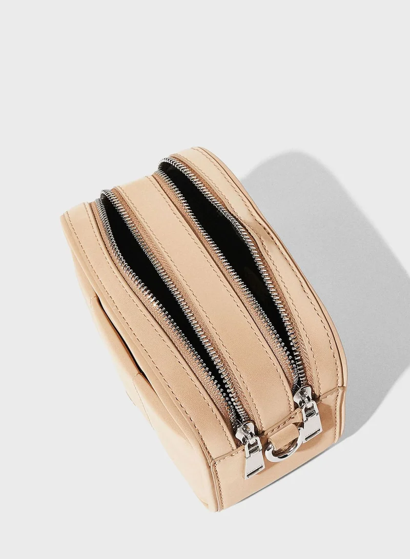 PARFOIS Zip Over Crossbody Bag