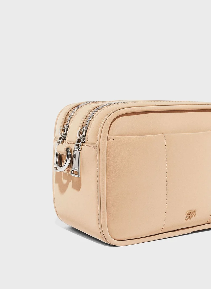 PARFOIS Zip Over Crossbody Bag