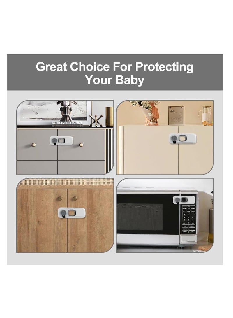3 Pcs - Multicolor Child Proof Refrigerator Lock Child Safety Lock Baby Safety Freezer Door Lock Anti Pinch Drawer Lock for Fridges, Cabinets, Drawers, Doors and More (Multi-Color)  - Image 4