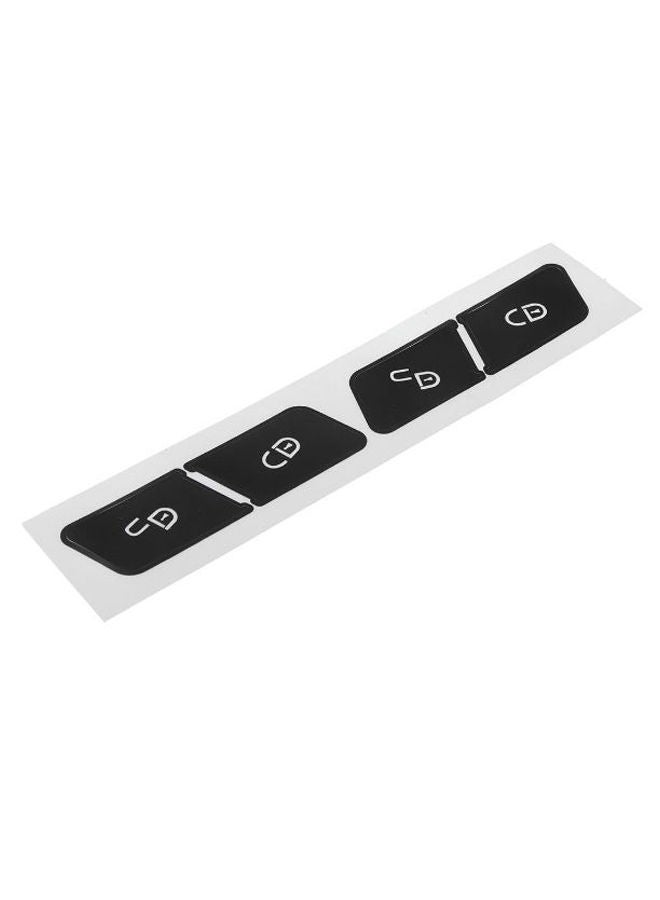 NIBEMINENT Car Door Lock Switch Stickers For Mercedes-Benz 