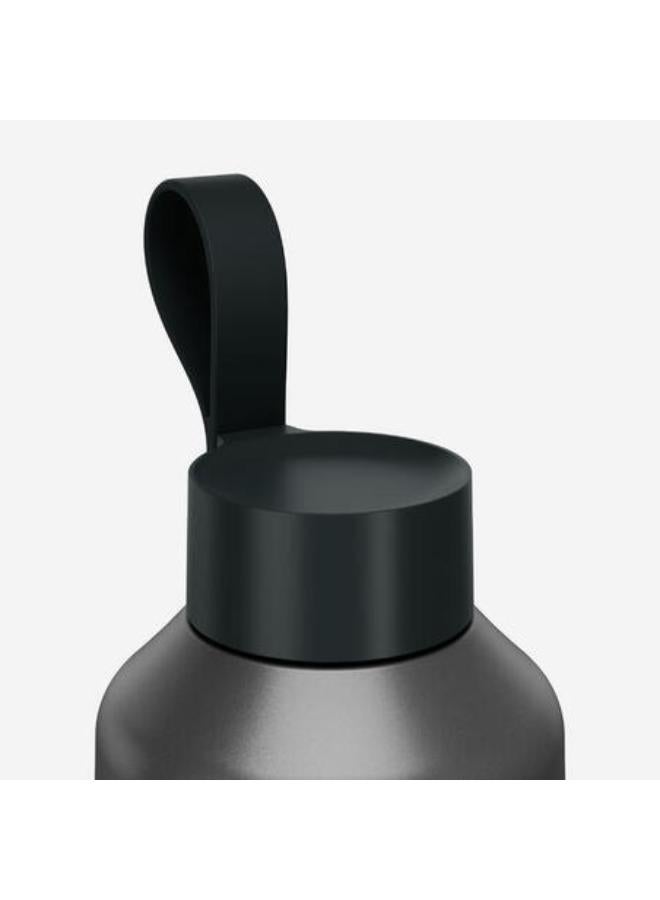 Quechua 1.5 L stainless steel flask 100 with screw cap for hiking - Grey - Image 3