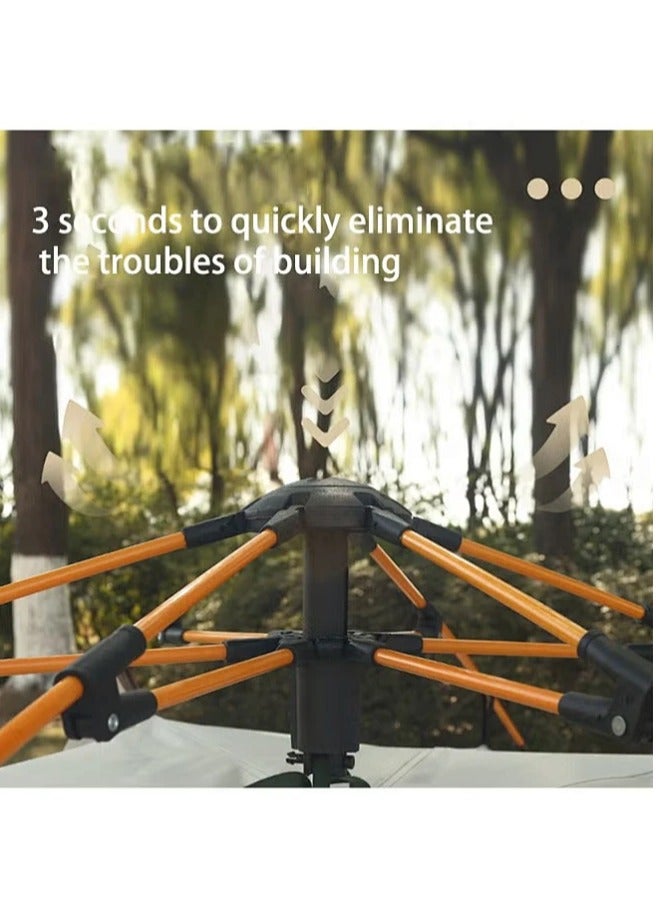 Snooe Double Camping Tent,Automatic Tent,Waterproof Breathable Removable Instant Tent,Quick Setup and Storage,Suitable for Beach/Camping/Family/Outdoor Family Tent - Image 3