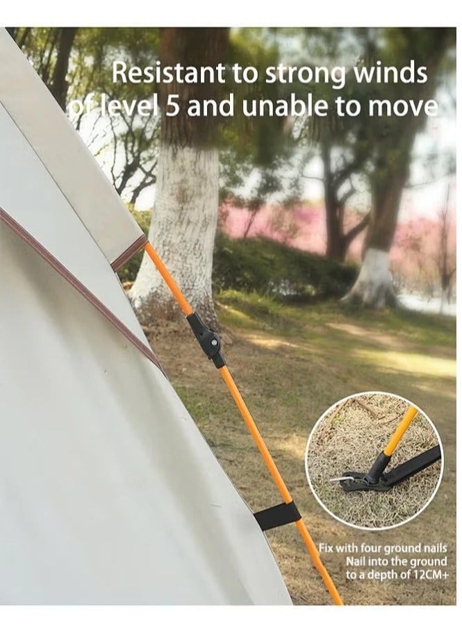Snooe Double Camping Tent,Automatic Tent,Waterproof Breathable Removable Instant Tent,Quick Setup and Storage,Suitable for Beach/Camping/Family/Outdoor Family Tent - Image 5