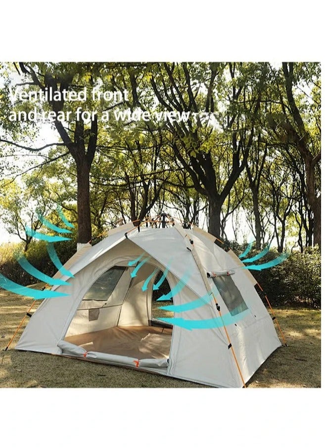 Snooe Double Camping Tent,Automatic Tent,Waterproof Breathable Removable Instant Tent,Quick Setup and Storage,Suitable for Beach/Camping/Family/Outdoor Family Tent - Image 2