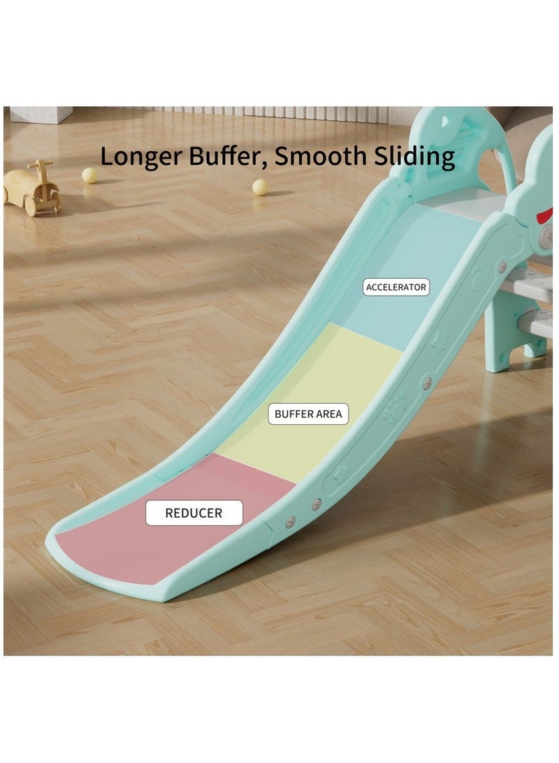 FULL JOY Safe Plastic Kids’ Slide with Cute Design – Suitable for Indoor or Garden Use, Easy to Assemble with Comfortable Steps – Perfect for Fun and Safe Playtime for Children – Dimensions: 175 × 81 × 42 cm - Image 3