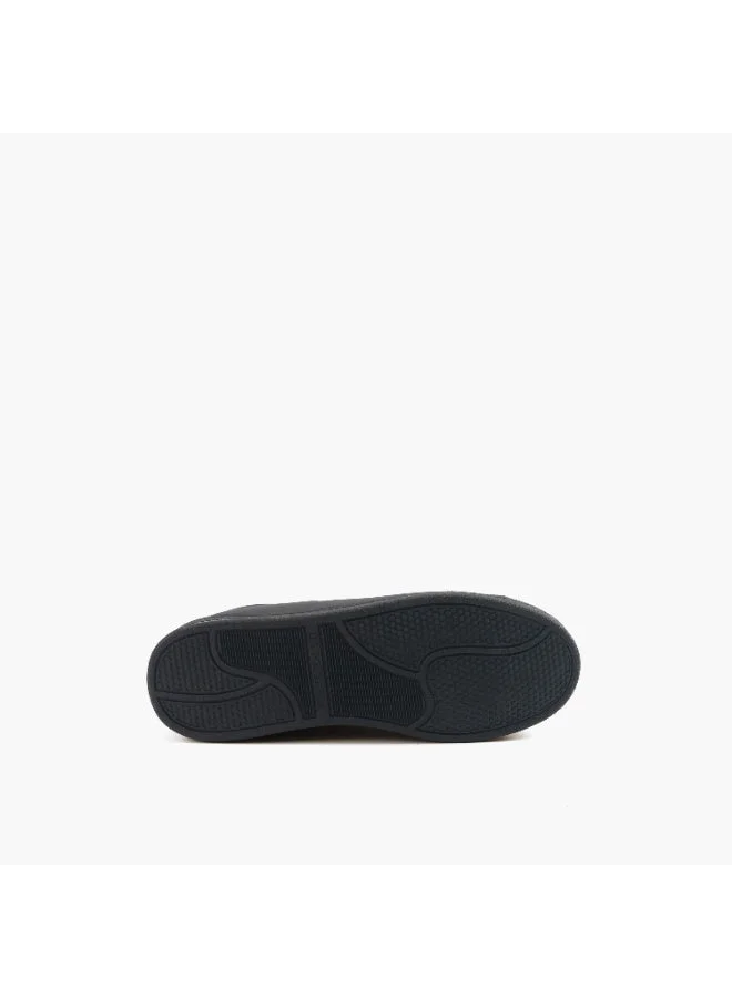 U.S. Polo Assn.  U.S. Polo Assn. Men’s Black COSTA GLB 6FX Sneakers – All-Black Monochrome Classic Lace-Up Shoes  | Best Price UAE