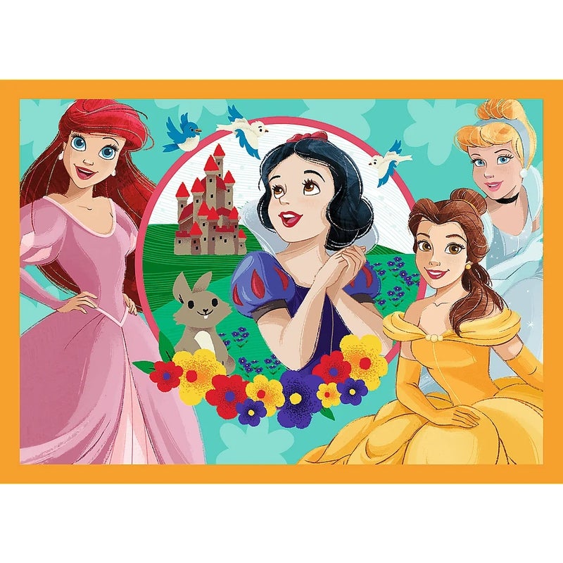 Trefl - Disney princess 4 In 1 Puzzle 54+48+35+70 Pieces - 34651 - Image 3