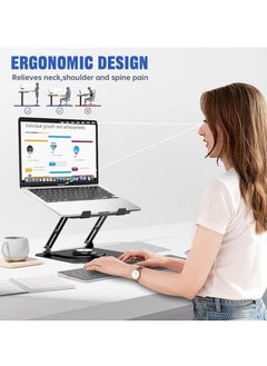 360 Degree Swivel Folding Tablet & Laptop Stand Portable Tablet Holder for up to 15 inch Laptops, Ergonomic Laptop Stand for Desk, Foldable Laptop Holder Suitable for 11 to 15 inch Laptops - pzsku/Z28480963A373BE99CD1CZ/45/_/1734311087/1e109f91-9686-45e7-bff8-b56ac567ac76