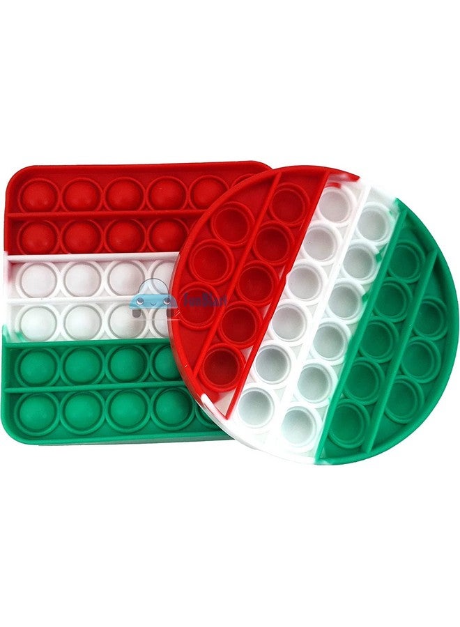 FunBlast Pop it Set (Pack of 2 Popit Game), Kids Toys Fidget Toys, Pop it Toy, Push Pop Bubble Fidget Sensory Toy, Stress Relief Fidget Toy Sensory Toys Novelty Gifts for Girls Boys Kids (27) - Image 1