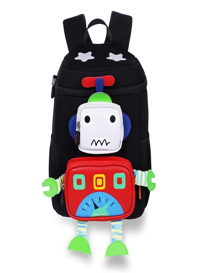 SAEKOS Kids School Bag for Preschool | Durable Water-Resistant Backpack for Toddlers Ages 2-5 | Fits A4 Books | Water Bottle Pocket | Comfortable Straps | School Bag for Boys and Girls - Image 1