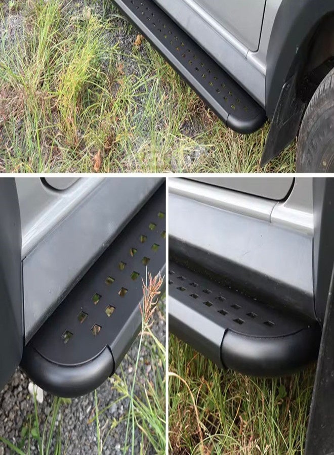Door Side Step for Suzuki Jimny JB64/JB74, Running Board Side Step compatible with Jimny 3door 2019-2025 Models, Black Doorstep Nerf Bar - Image 2