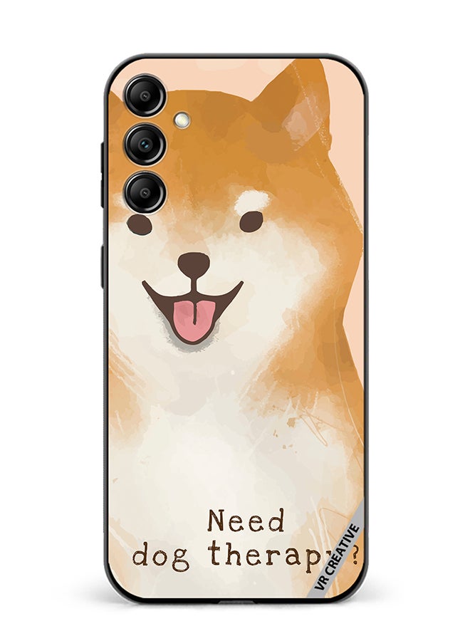 VR CREATIVE Protective Case Cover For Samsung Galaxy A55 Dog Therapy Design Multicolour - Image 1