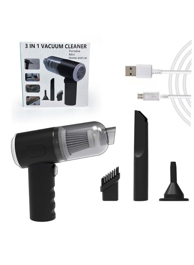 Wireless Handheld 3-in-1 Cleaning Device: Car, Home, PC - Includes Vacuum Cleaner, Duster, and Air Pump Functions AS-228 - Image 3