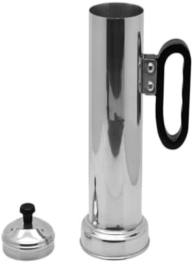 RAJ Raj Stainless Steel Puttu Kutty, Silver, 25 Cm, Kpp001, Puttu Maker , Steam Cake Maker , Puttu Ice-Cream Maker, Puttu Kappa Maker ,Speciality Steamer 