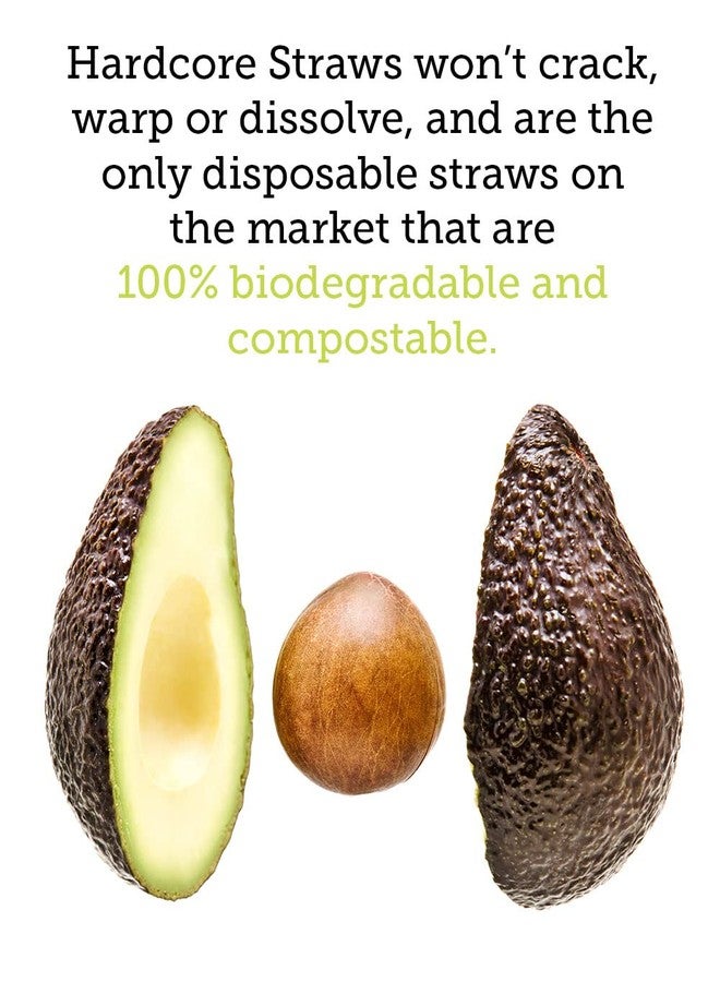 HARDCORE AVOCADO قشات هاردكور الصديقة للبيئة المصنوعة من نوى الأفوكادو - قابلة للتحلل الحيوي والتسميد بنسبة 100% - 50 قطعة - Image 2