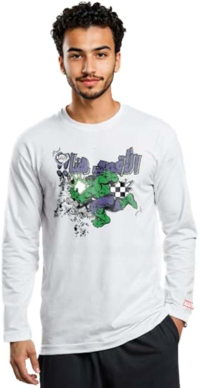 HULK LS T-SHIRTWhite2XL