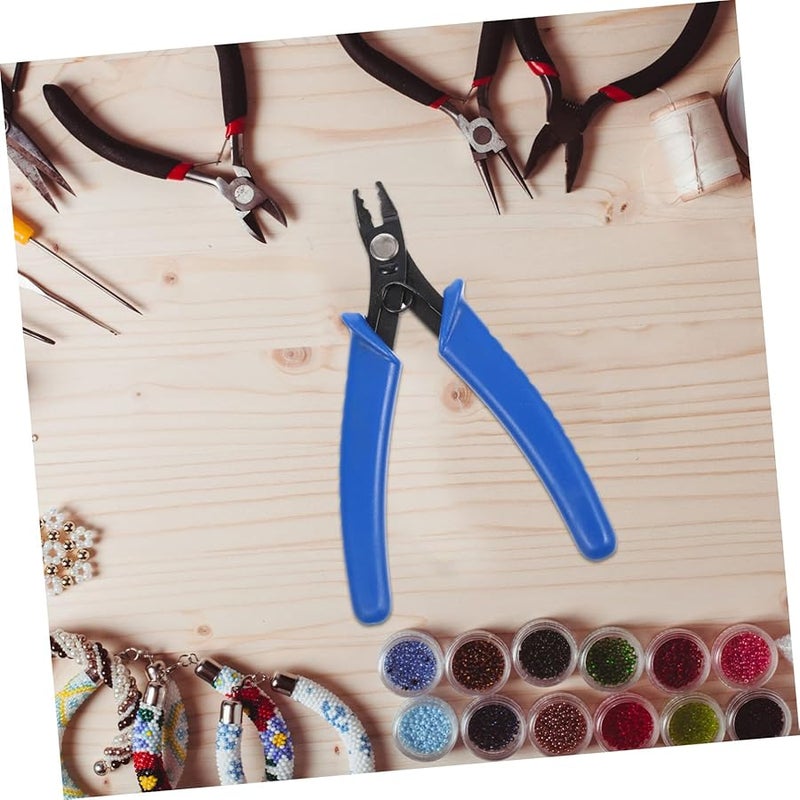 STOBOK Carbon Steel Crimping Pliers with Ergonomic Handles for Jewelry Making - Image 4