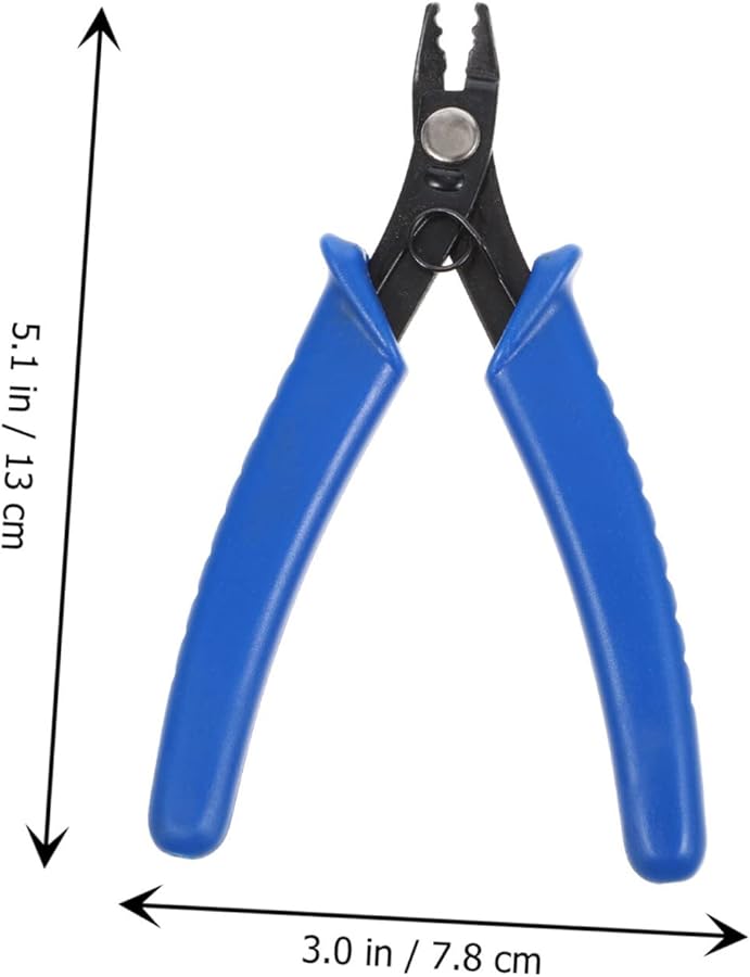 STOBOK Carbon Steel Crimping Pliers with Ergonomic Handles for Jewelry Making - Image 3