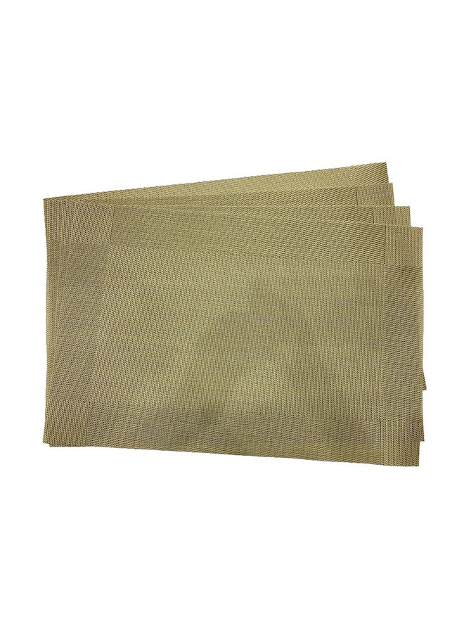 6-Piece Dinning Table Mat Brown - Image 2