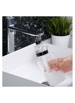 360°Swivel Faucet Tap Aerator Transparent Adjustable Water Saving Faucet Splash Proof Filter Booster 3 Modes are Adjustable Used in Bathroom Kitchen Washbasin 3Pcs