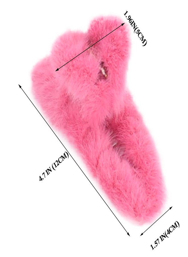 بي جود مشابك شعر بيجود الناعمة للنساء، مشابك شعر مانعة للانزلاق، 4.7 بوصة، مشابك شعر على شكل أخطبوط للشعر الكثيف، مشابك ناعمة للفتيات، 3 قطع - Image 4