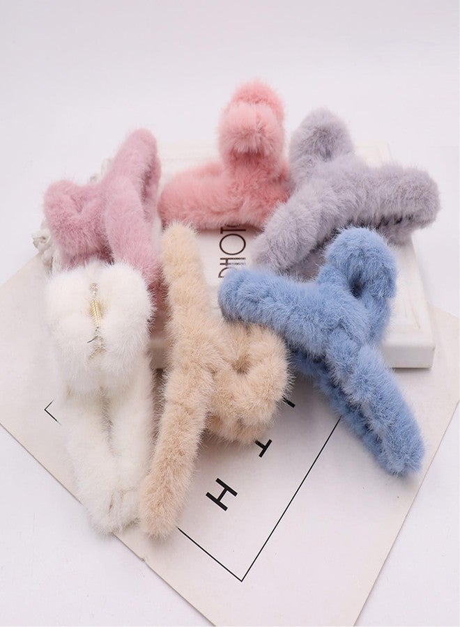 بي جود مشابك شعر بيجود الناعمة للنساء، مشابك شعر مانعة للانزلاق، 4.7 بوصة، مشابك شعر على شكل أخطبوط للشعر الكثيف، مشابك ناعمة للفتيات، 3 قطع - Image 5