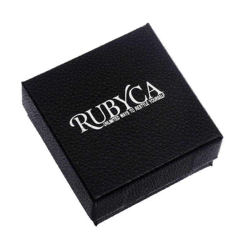 RUBYCA Round Crackle Druk Czech Crystal Pressed Glass Beads for Jewelry Making 8mm Strand (Brown) - Image 4