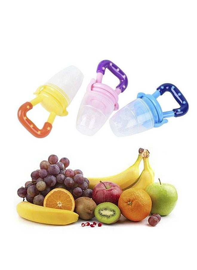 Ole Baby - Colorful Attractive Baby Food Feeder Grow With Me Set Baby Teething Toy Silicone Teether Nibbler - Image 1